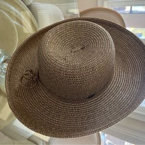 Scala Women's Woven Tan Hat